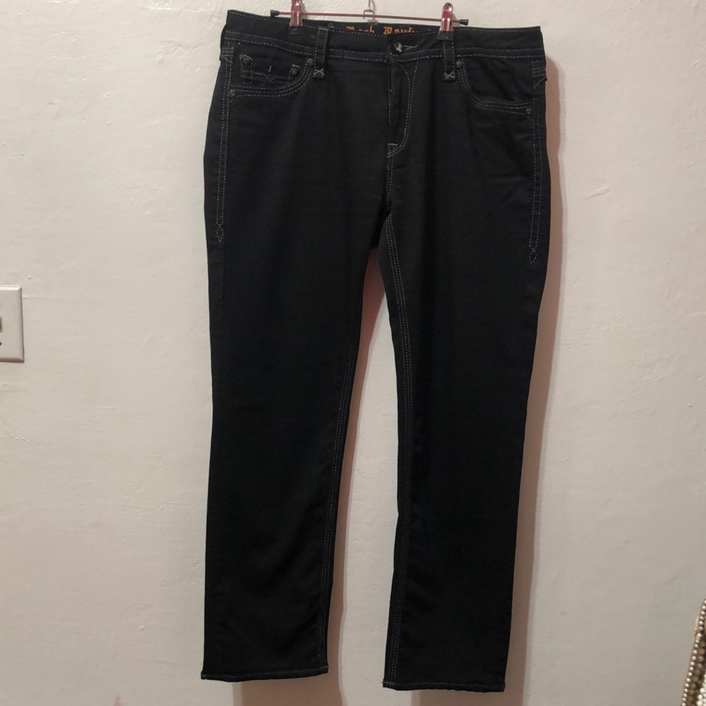 Rock Revival Black Vivian Easy Skinny Jeans Skinny Jeans Size 34
